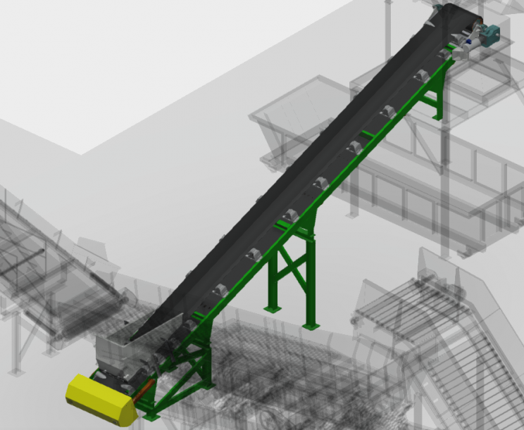 Fines Conveyor Model Image