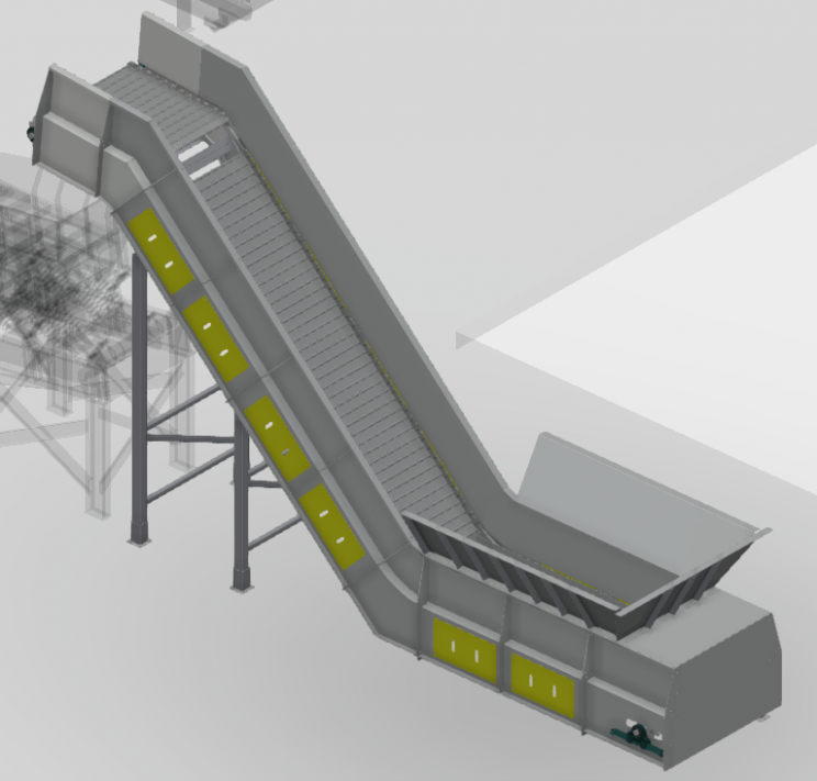 Infeed Conveyor Belt Model Image